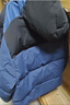 森马（Semir）轻松羽绒|羽绒服男防泼水防风正肩外套情侣冬装连帽上衣青年 蓝色调（灰鸭绒）00388 M 实拍图