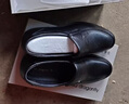 红蜻蜓男鞋秋冬男士爸爸一脚蹬软面皮商务休闲皮鞋男WTA42860 黑色42 实拍图