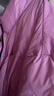 巴拉巴拉童装儿童羽绒服女童男童面包服外套宝宝冬装三防亲子装潮 玫红60118-白鸭绒 170 cm 充绒量149g 实拍图