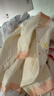 翘脚鸭婴儿衣服新生儿连体衣纯棉秋冬季加厚夹棉爬爬服春秋满月宝宝睡衣 橘色小考拉【2件套】（保暖款） 59cm （建议0-3个月，12斤内） 实拍图