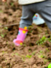 牧萌儿童雨鞋男童女童防水立体宝宝防滑耐磨卡通雨靴 粉色独角兽 15码 实拍图