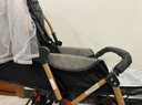 豪威 婴儿推车可坐可躺双向便携婴儿车0-3岁轻便BB手推车（全车可水洗） 卡其色+旗舰款+可坐躺双向+音乐餐盘（全车可水洗） 实拍图