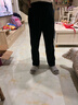 匹克针织运动裤男冬季跑步加绒梭织长裤休闲裤运动服男直筒裤束脚裤子 【秋冬加绒直筒裤4011】黑色 M (170) 实拍图