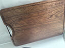 双枪乌金檀菜板 百年龄整木砧案板家用切菜食品抗菌防霉实木40*27*2.5 实拍图