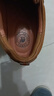 骆驼（CAMEL）磨砂牛皮男士工装大头休闲皮鞋 G13A307163 驼色 41  实拍图