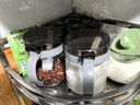 禧天龙玻璃调料盒调料瓶家用调料罐调味罐套装盐罐调味盒4件套带置物架 实拍图