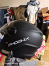 凤凰（Phoenix）新国标A类3C认证电动车摩托车头盔双镜片防雾防风保暖哑黑 男女四季通用电瓶车3/4半盔冬季安全帽 实拍图