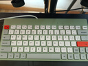 B.O.W航世 K620U有线键盘 办公键盘 超薄便携键盘 79键 台式笔记本电脑巧克力按键小键盘 橙灰绿 实拍图