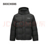 斯凯奇（Skechers）羽绒服连帽保暖外套休闲短款大衣男女同款L324U154 实拍图