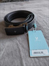意尔康送男友送父亲头层牛皮自动扣男腰带潮流西装裤带男士皮带黑色 实拍图