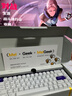 MelGeek蜜氪 made68pro+磁轴键盘小蜜蜂TTC万磁王紫心轴RT0.01电竞游戏客制化机械无畏契约打瓦情侣 MADE68 PRO+紫光【紫心轴】 有线MelGeek 68键 实拍图