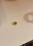纵横金业足金999  黄金转运珠 金珠子   单颗 散珠 手串diy 1克（单颗） 实拍图