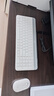 罗技（Logitech）时尚系列 MK470 键鼠套装 无线键鼠套装 超薄 全尺寸 芍药白 带无线2.4G接收器 实拍图