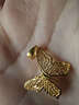 周大生黄金吊坠女足金蝴蝶首饰挂坠生日礼物送女友1.71g 实拍图