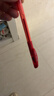 斑马牌（ZEBRA）【热门商品】中性笔 0.5mm子弹头签字笔 学生标记笔走珠水性笔 C-JJ100 JELL-BE 红色 单支装 实拍图