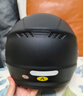 凤凰（Phoenix）新国标A类3C认证电动车摩托车头盔双镜片防雾防风保暖哑黑 男女四季通用电瓶车3/4半盔冬季安全帽 实拍图
