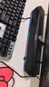 Colorfire七彩虹电脑音响音箱桌面电竞游戏无序RGB灯效台式机笔记本适用低音炮有线喇叭3.5mm接口CF100 黑色 实拍图