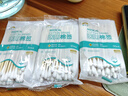 医用棉签无菌消毒棉棒一次性清洁掏耳朵单头棉花木棒 医用棉签10cm 50支/包【3包】 实拍图