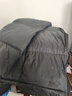 F426【赵露思同款】新国标90绒加厚大毛领工装派克连帽羽绒服 白灰色 M 实拍图