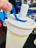 乐扣乐扣（LOCK&LOCK）奶茶杯塑料杯吸管杯便携水杯女果汁咖啡杯720ML 雾蓝奶霜 实拍图