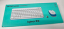 罗技（Logitech）MK245 Nano 键鼠套装 无线键鼠套装 办公键鼠套装 紧凑型 可调支架 带无线2.4G接收器 白 实拍图