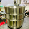 美厨（maxcook）蒸锅 304不锈钢30CM三层蒸锅 加厚复底汤锅 燃气电磁炉通用 实拍图