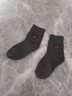 南极人儿童袜子男女童5双装中筒加厚毛圈袜儿童秋冬季棉袜可爱小熊L 实拍图