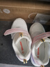 基诺浦宝宝学步鞋 18个月-5岁春秋款儿童鞋子 软底男女机能鞋GY1539 GW1539A白色/粉色/紫色 25.5 160mm 适合脚长156-165mm 实拍图