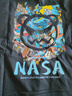 NASA GISS短袖t恤男纯棉夏季潮流男装圆领半袖男女学生情侣上衣宽松体恤衫 NS8099黑色 L 建议135-155斤 实拍图