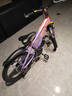 凤凰山地自行车男女变速山地车碟刹青少年儿童自行车学生单车 星际 粉紫【变速+辐条轮】 20寸【适合125-160cm】 实拍图