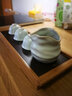 冠杰台湾冠杰汝窑茶具公道杯汝瓷茶海 陶瓷功夫茶壶茶道配件  分茶器 纹艺海 实拍图