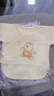 童泰新生儿半背衣婴儿衣服纯棉四季0-3月宝宝上衣满月服2件装 黄色 52 实拍图