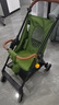 口袋伞车遛娃神器轻便可折叠大童婴儿推车宝宝可躺推车旅行车小巧 时尚款绿色（储物兜） 实拍图