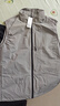 优衣库男装女装防风背心休闲马甲机能外套防泼水户外484335 03 灰色 XL /180/108B 实拍图