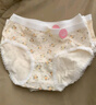 北极绒女士内裤女纯棉100%棉抗菌夏季薄款高弹透气少女生中腰三角短裤衩 清新雏菊纯棉系列 5条 L 【推荐体重95-125斤】 实拍图