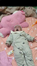 babylove婴儿连体衣秋冬季夹棉保暖哈衣爬服纯棉男女宝宝衣服棉服冬装 实拍图