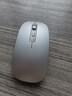 万鱼智能语音无线蓝牙鼠标 三模静音办公鼠标适用小米华为苹果惠普联想笔记本台式电脑便携可充电 银色 实拍图