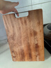 爱仕达（ASD）菜板进口乌檀木99%抗菌砧板整木加大加厚双面防霉面板40*28*2.5cm 实拍图