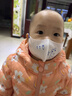 迈贝仕婴儿口罩0-3岁彩色3d立体透气0-6-12个月宝宝可爱女童款蓝色30枚 实拍图
