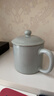 雅瓷汝窑茶杯陶瓷泡茶杯带盖办公杯喝茶喝水礼盒装养正杯 汝窑养正杯 实拍图