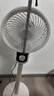 【全网爆款】空气循环扇家用电风扇静音立式落地风扇制冷空调卧室桌面台扇轻音宿舍遥控一级能效 旗舰机械款+自动摇头+台立两用+三挡风扇-白 实拍图