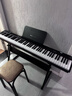 卢森（Rosen）P1电子琴成人88键儿童初学者入门折叠电钢琴乐器 P10DX星耀炫黑丨力度手感+折叠款 套餐四：标配+Z型琴架+加厚琴包 实拍图