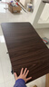 YOIK折叠餐桌家用简易便携吃饭桌子出租房屋桌胡桃长桌100*60*75cm 实拍图