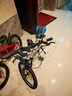 凤凰（Phoenix）儿童自行车山地车男女学生脚踏车6-12岁童车 霸道 白蓝色 18寸 实拍图