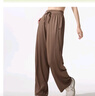 蕉下（beneunder）防晒裤阔腿裤女宽松直筒显瘦休闲裤子女士 【新款】棕木褐 M 实拍图