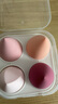 黎倾草莓慕斯美妆蛋【4个】化妆蛋彩妆不吃粉海绵粉扑粉底扑干湿两用 实拍图