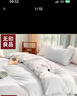 无印良品一次性床上用品四件套床单加厚酒店床上用品双人款-纯白 实拍图