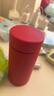 虎牌（TIGER）梦重力轻量便携不锈钢保温保冷水杯MMP-B30C-RP浆果红300ml 实拍图