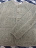 优衣库女装仿羊羔绒摇粒绒圆领开衫/千金风外套472938 472938/30浅米色 L 实拍图