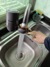 美的（Midea）净水器水龙头过滤器家用自来水滤水器直饮前置过滤器厨房卫生间通用除水垢除余氯双出水可清洗滤芯 一机三芯【两年免换滤芯】 实拍图
